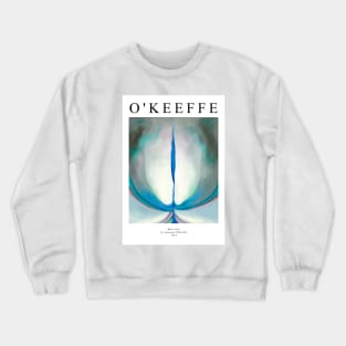 High Resolution Georgia O'Keeffe Painting Blue Line 1919 Crewneck Sweatshirt